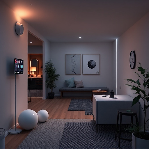 connected smart home with multiple sensors
