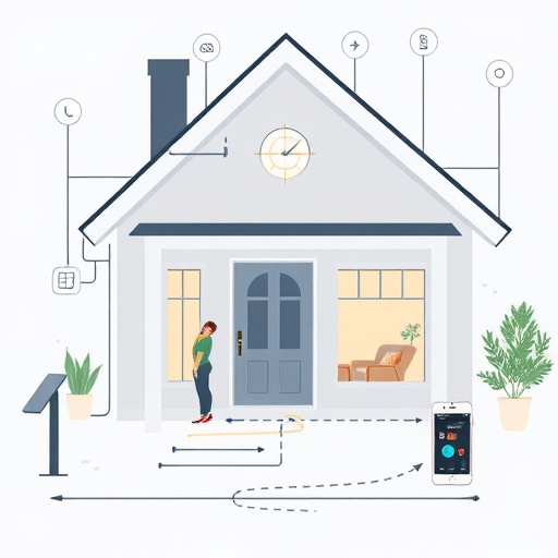 connected smart home with multiple sensors