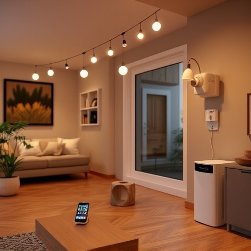connected smart home with multiple sensors