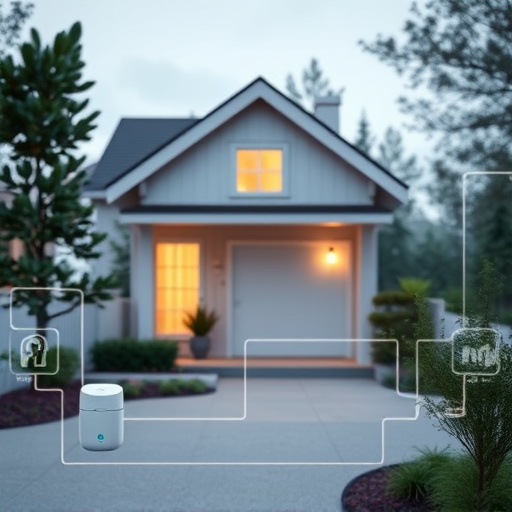 connected smart home with multiple sensors