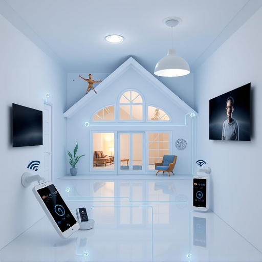 connected smart home with multiple sensors