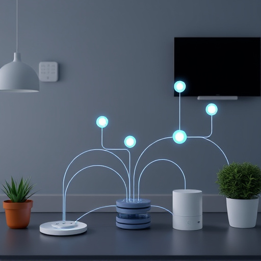 connected smart home with multiple sensors