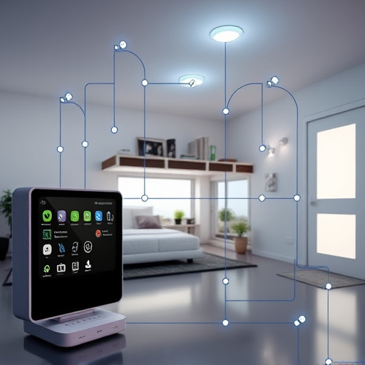 connected smart home with multiple sensors