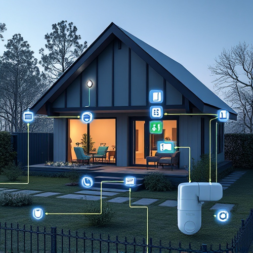 connected smart home with multiple sensors