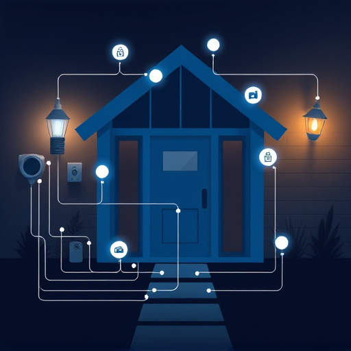 connected smart home with multiple sensors