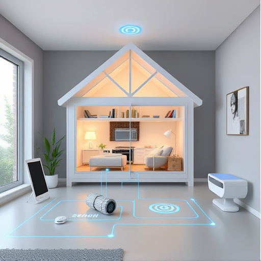 connected smart home with multiple sensors