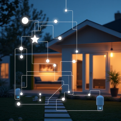 connected smart home with multiple sensors