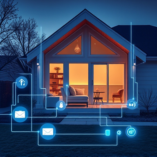 connected smart home with multiple sensors