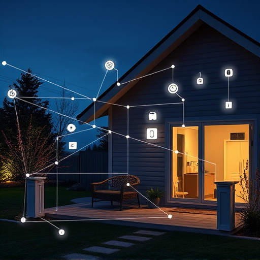 connected smart home with multiple sensors