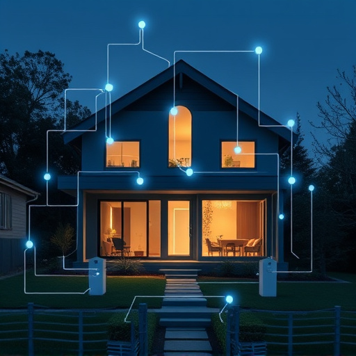 connected smart home with multiple sensors