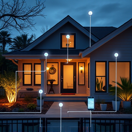 connected smart home with multiple sensors