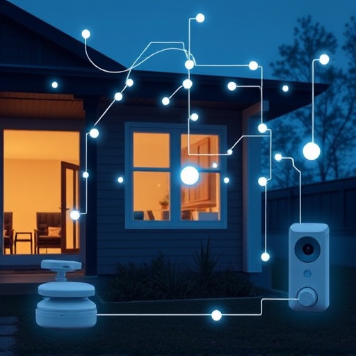 connected smart home with multiple sensors