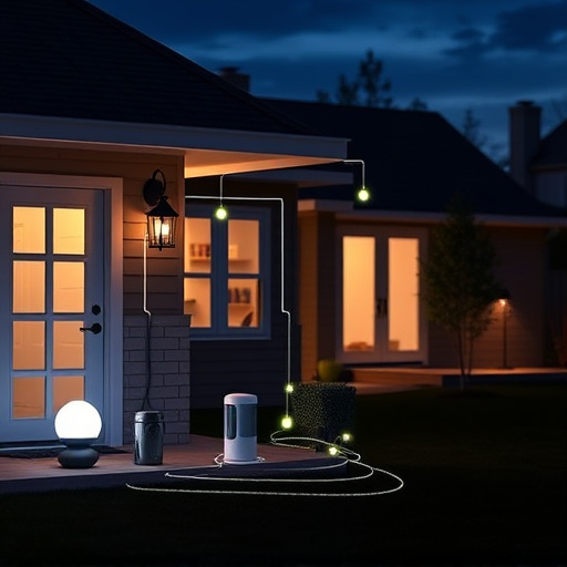 connected smart home with multiple sensors