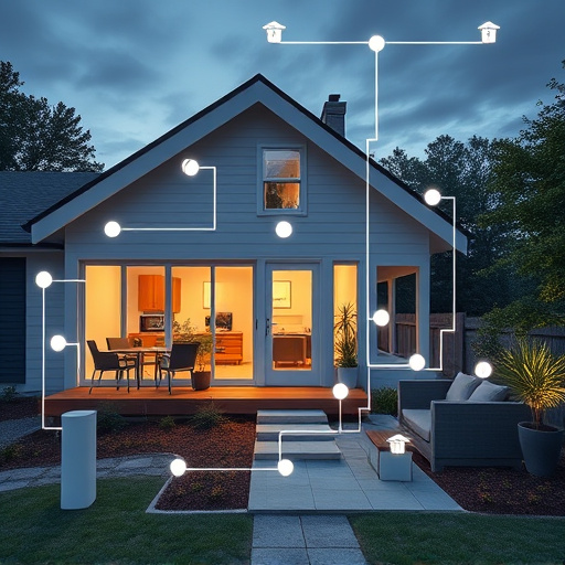 connected smart home with multiple sensors