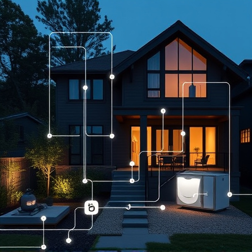 connected smart home with multiple sensors