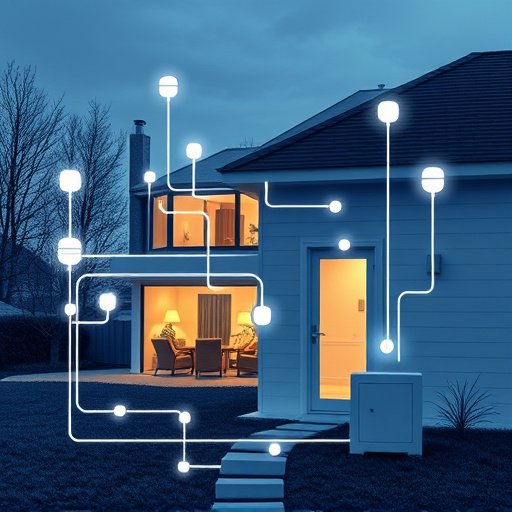 connected smart home with multiple sensors
