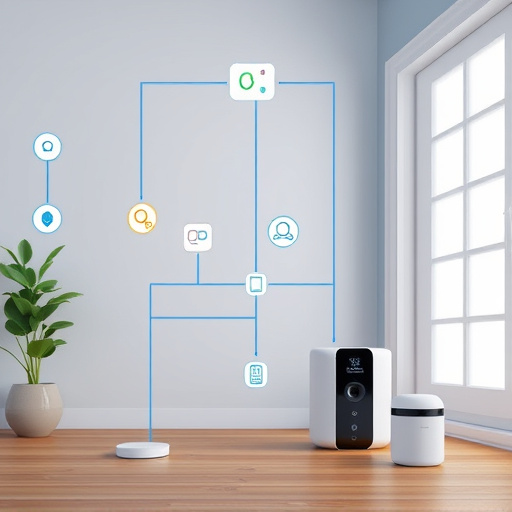 connected smart home with multiple sensors