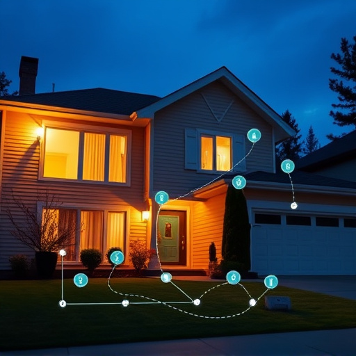 connected smart home with multiple sensors