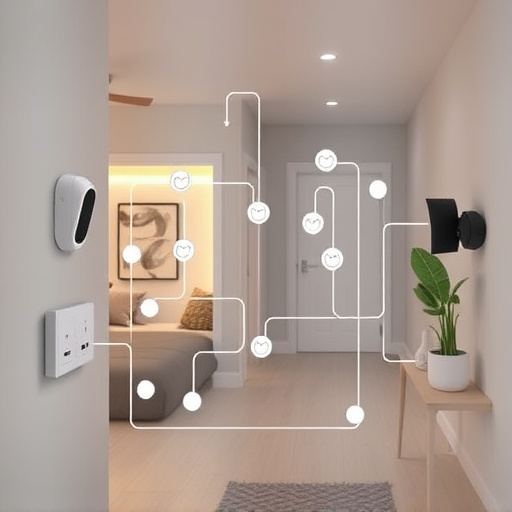 connected smart home with multiple sensors