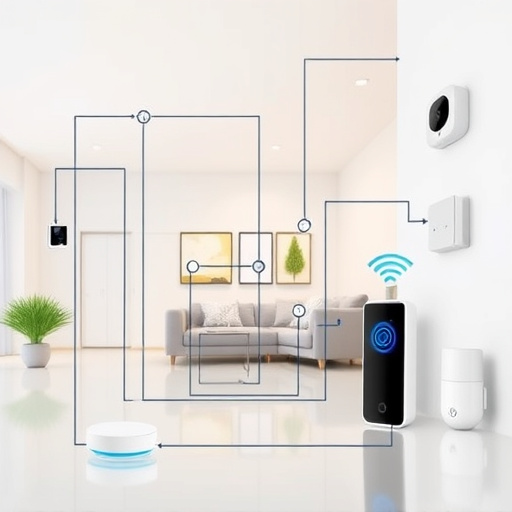 connected smart home with multiple sensors