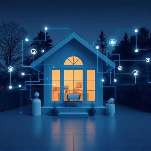connected smart home with multiple sensors