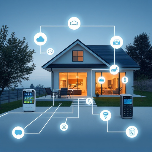 connected smart home with multiple sensors