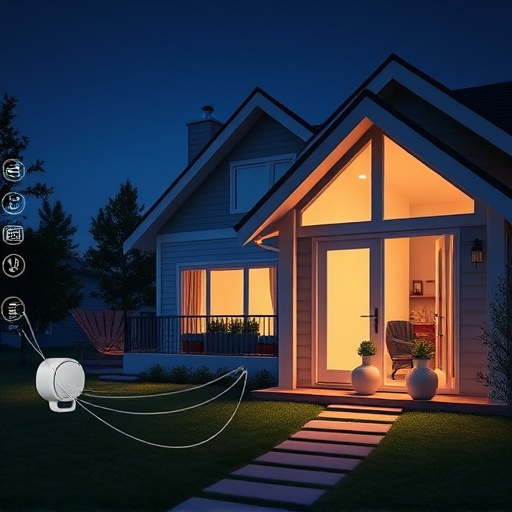 connected smart home with multiple sensors