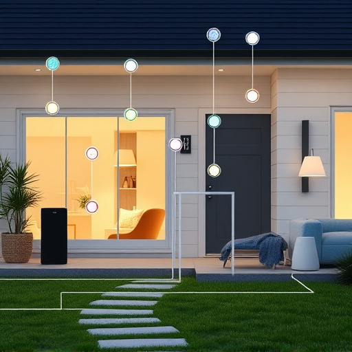connected smart home with multiple sensors