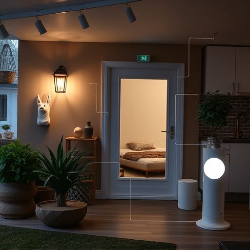 connected smart home with multiple sensors
