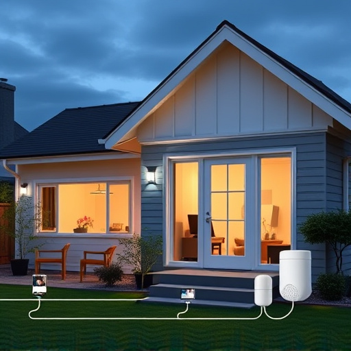 connected smart home with multiple sensors