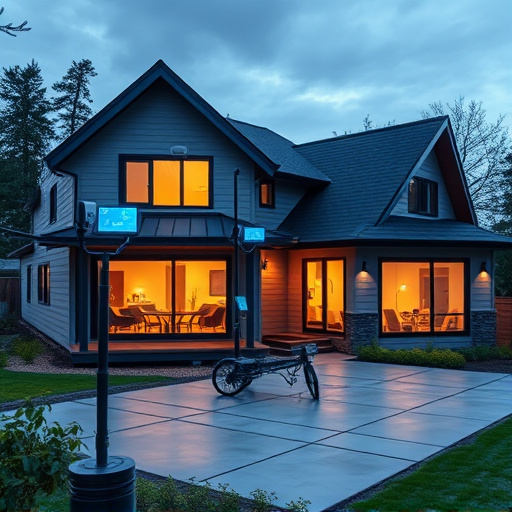 connected smart home with multiple sensors