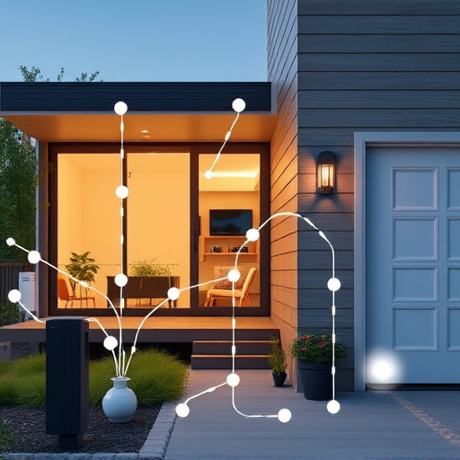 connected smart home with multiple sensors