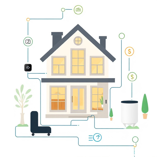 connected smart home with multiple sensors