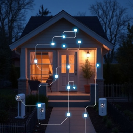 connected smart home with multiple sensors