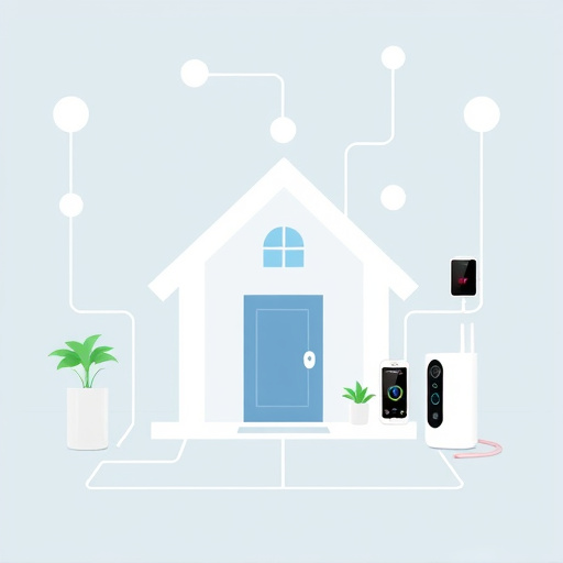 connected smart home with multiple sensors