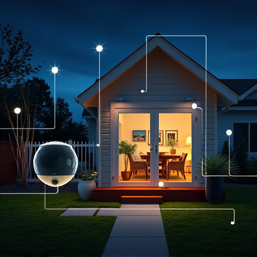 connected smart home with multiple sensors