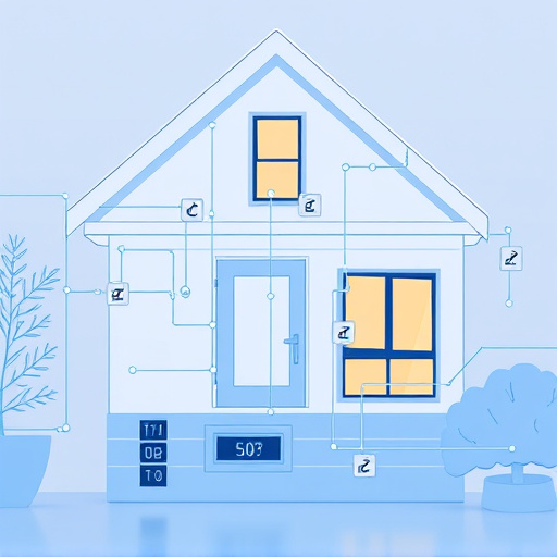 connected smart home with multiple sensors