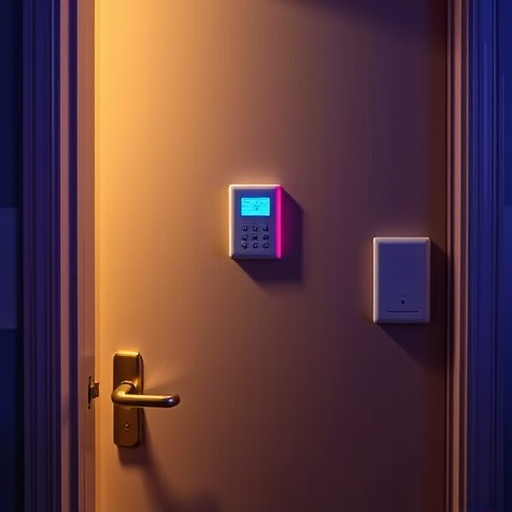 discreet door alarm placed in hostel doorframe