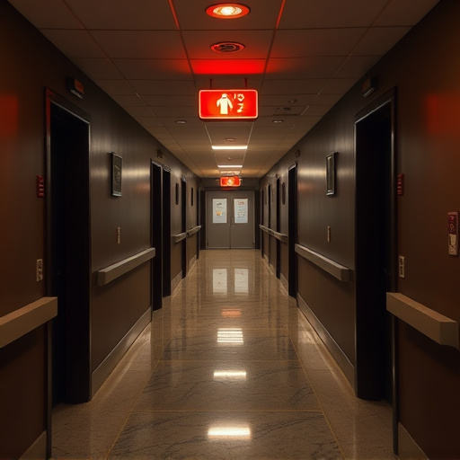 emergency alert system inside hallway