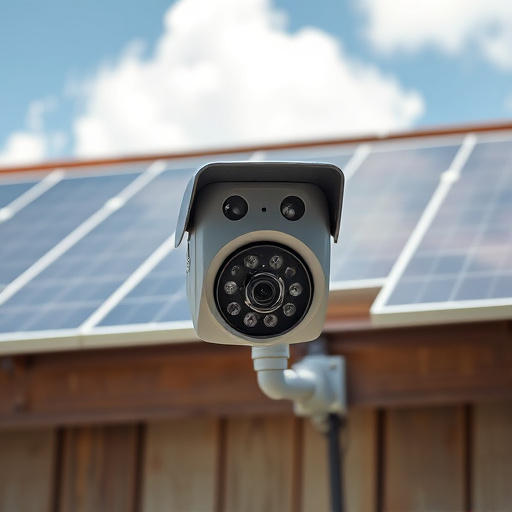 energy efficient camera under solar panel
