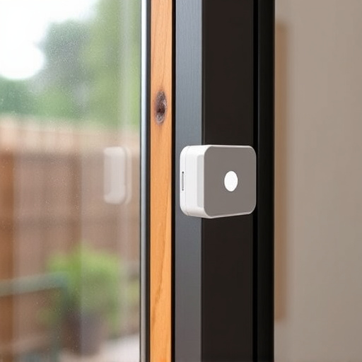 glass break sensor on sliding door