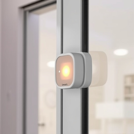 glass break sensor on sliding door