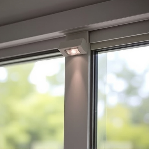 glass break sensor on sliding door