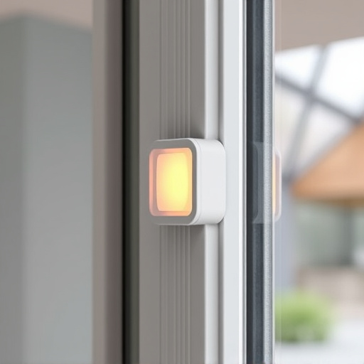 glass break sensor on sliding door
