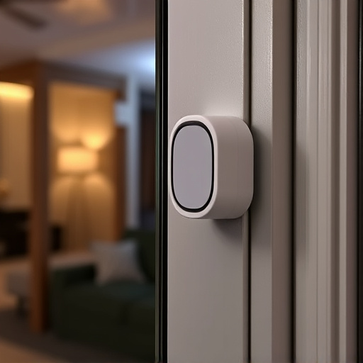 glass break sensor on sliding door