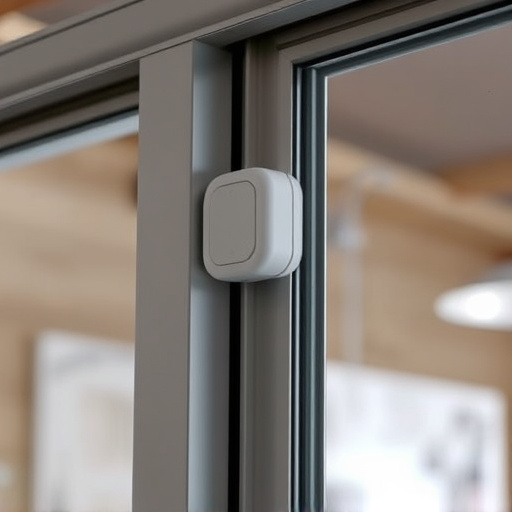 glass break sensor on sliding door