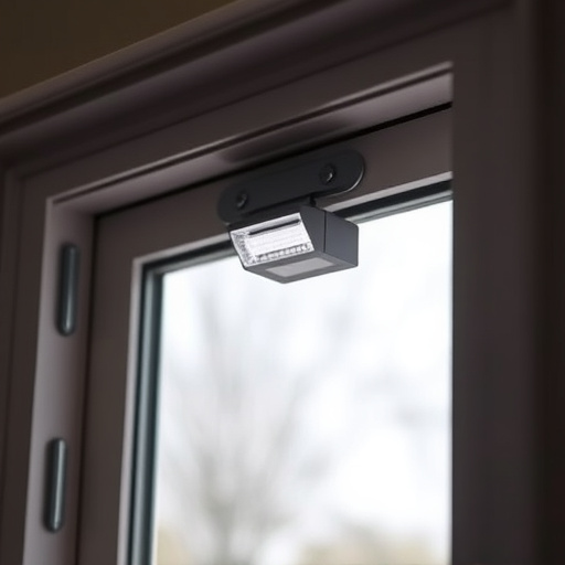 glass break sensor on sliding door