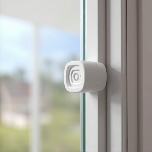 glass break sensor on sliding door