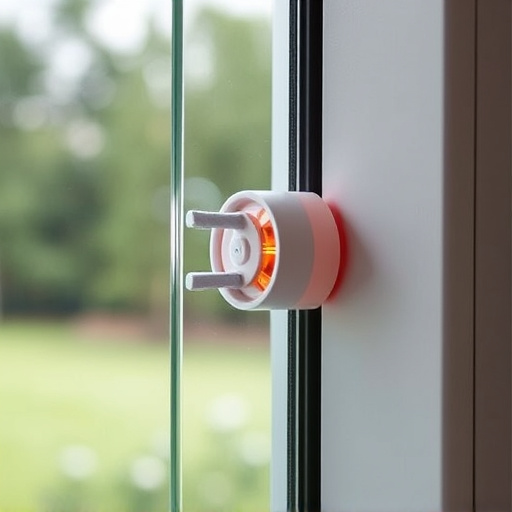 glass break sensor on sliding door