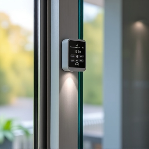 glass break sensor on sliding door